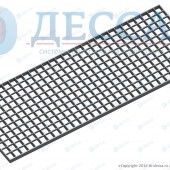 Решетка водоприемная -30.37,5.100- ячеистая стальная оцинкованная (5310-д)