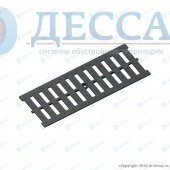 Решетка водоприемная -15.18,6.50- щелевая чугунная ВЧ-50, кл.С (5160-д)