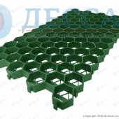 Решетка газонная -70.40.3,2- пластиковая зеленая