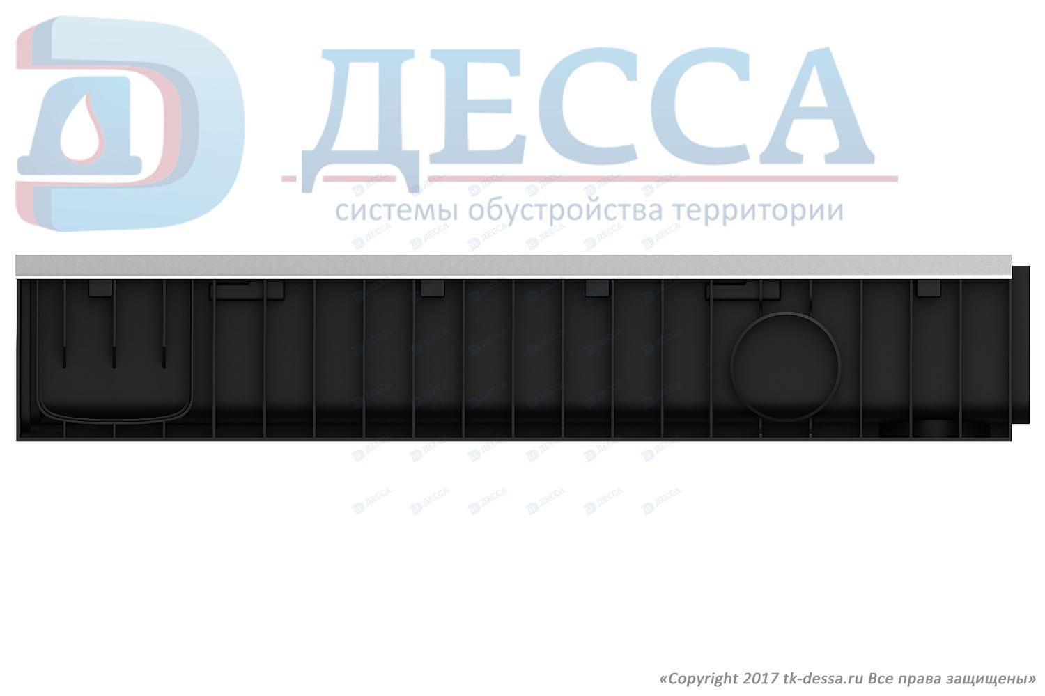 Лоток водоотводный -15.19,6.18,7- пластиковый (усиленный)